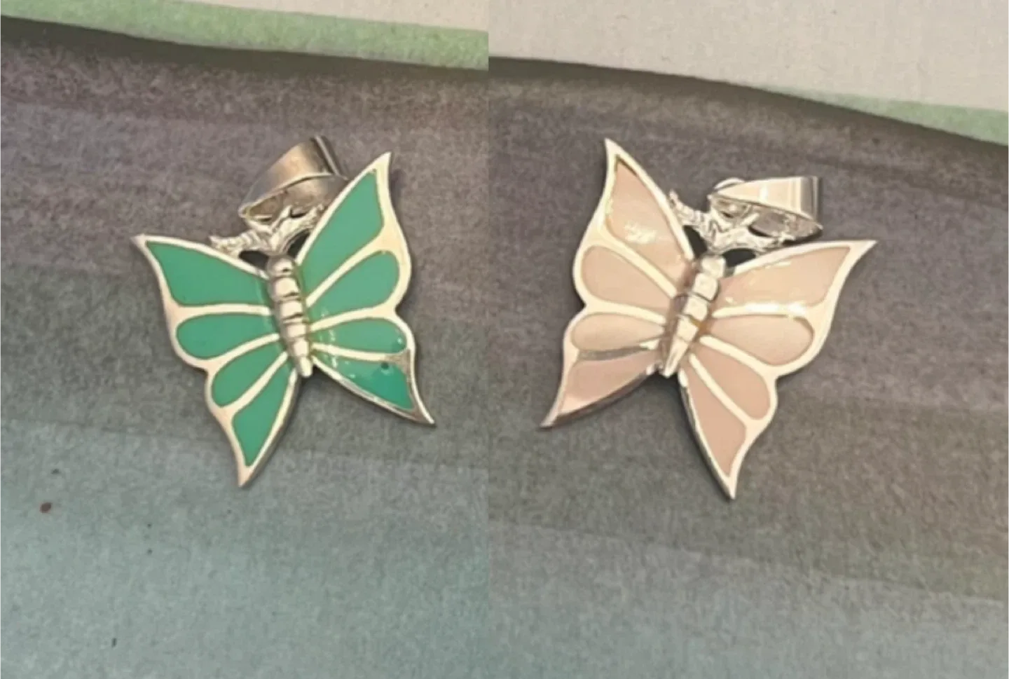 Butterfly pendants - stamped 925 (priced per item)