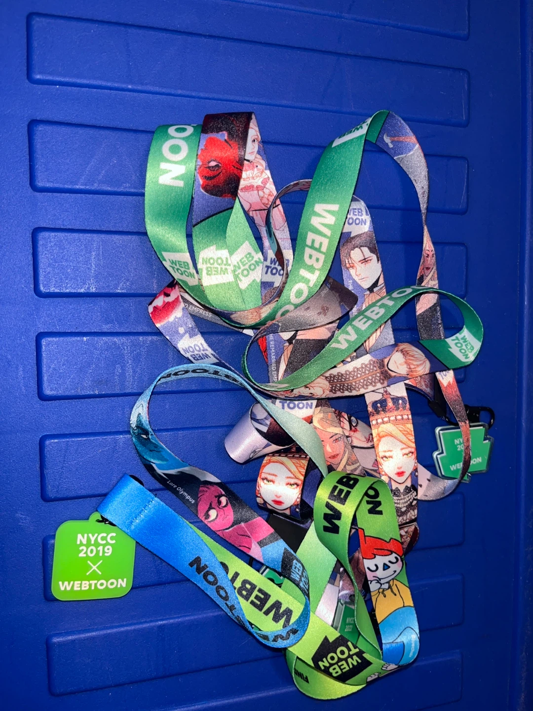 #Cleanout  Webtoon NYCC Lanyards