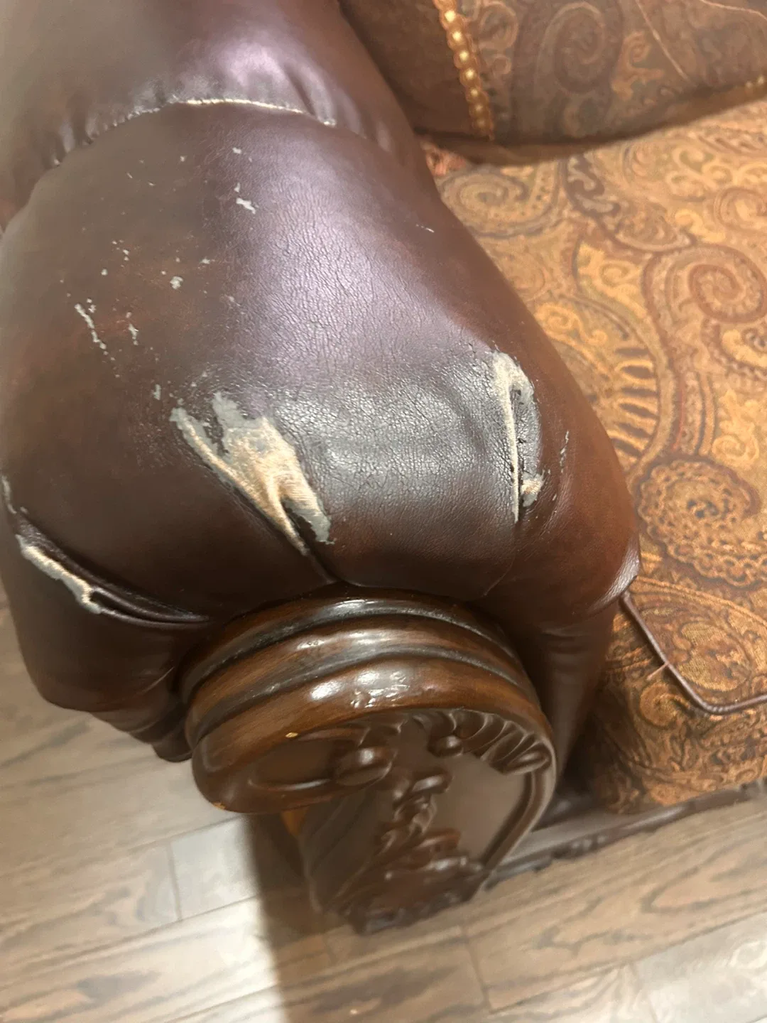 Brown Loveseat and Sofa Set - Gently Used