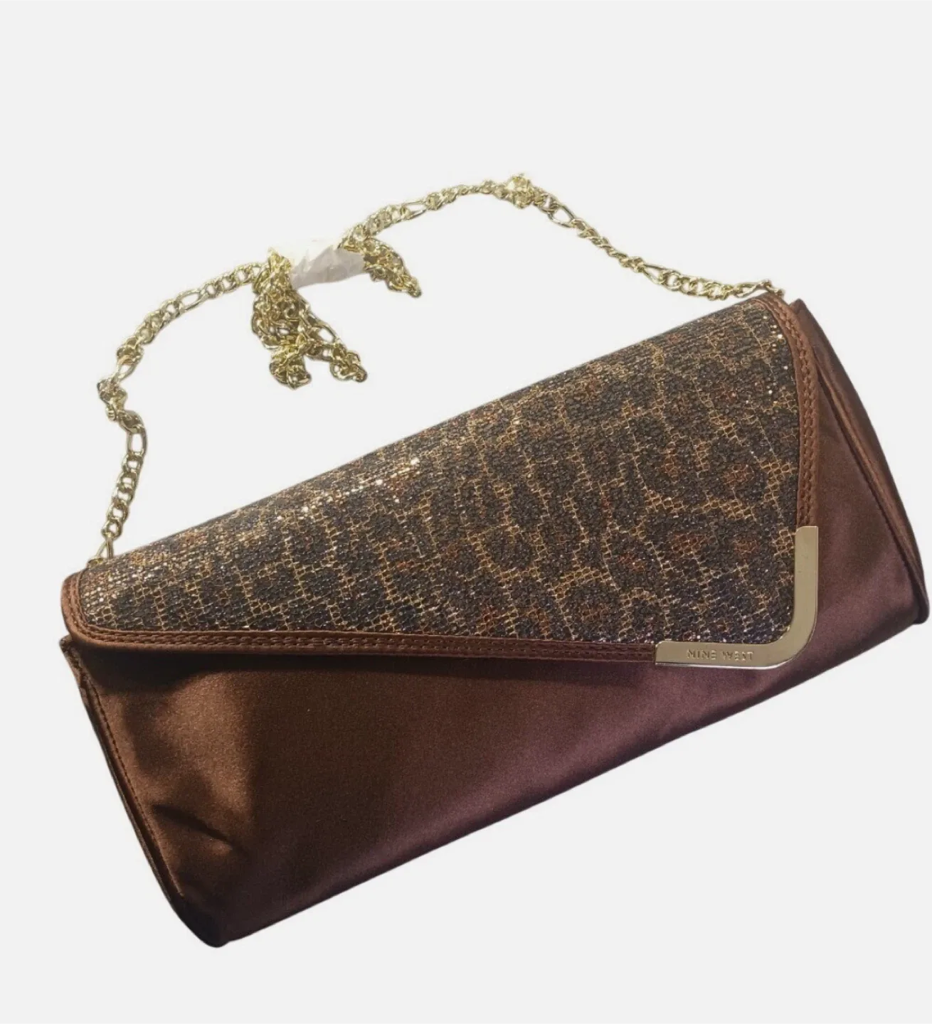 Nine West Leopard Clutch