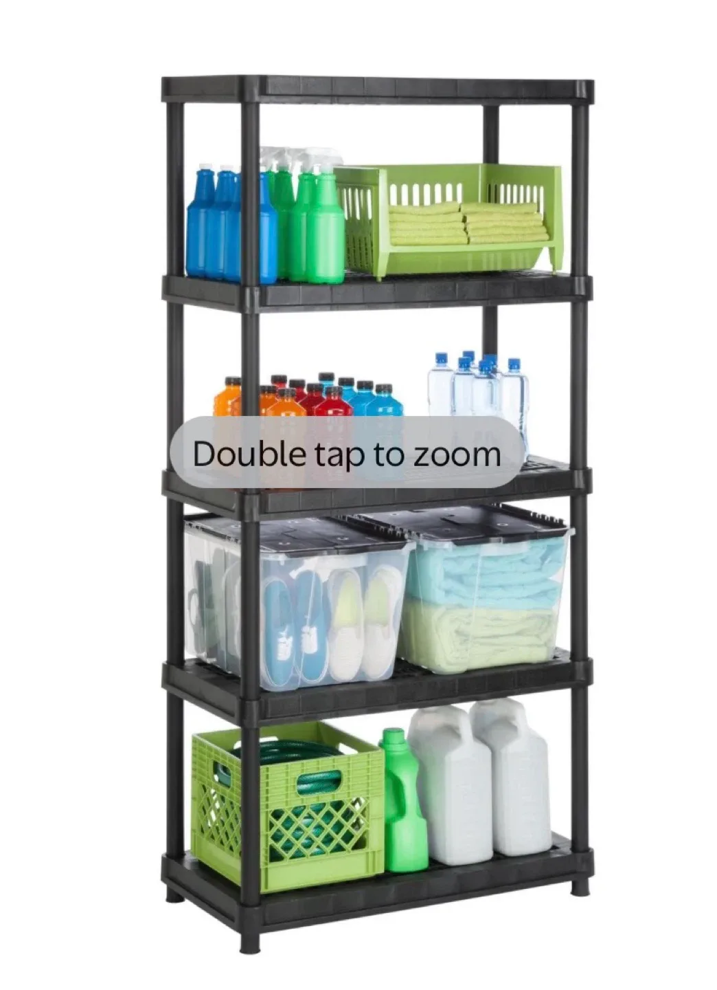 Plastic Shelving System 5-Level resin Shelving image indicator(2)