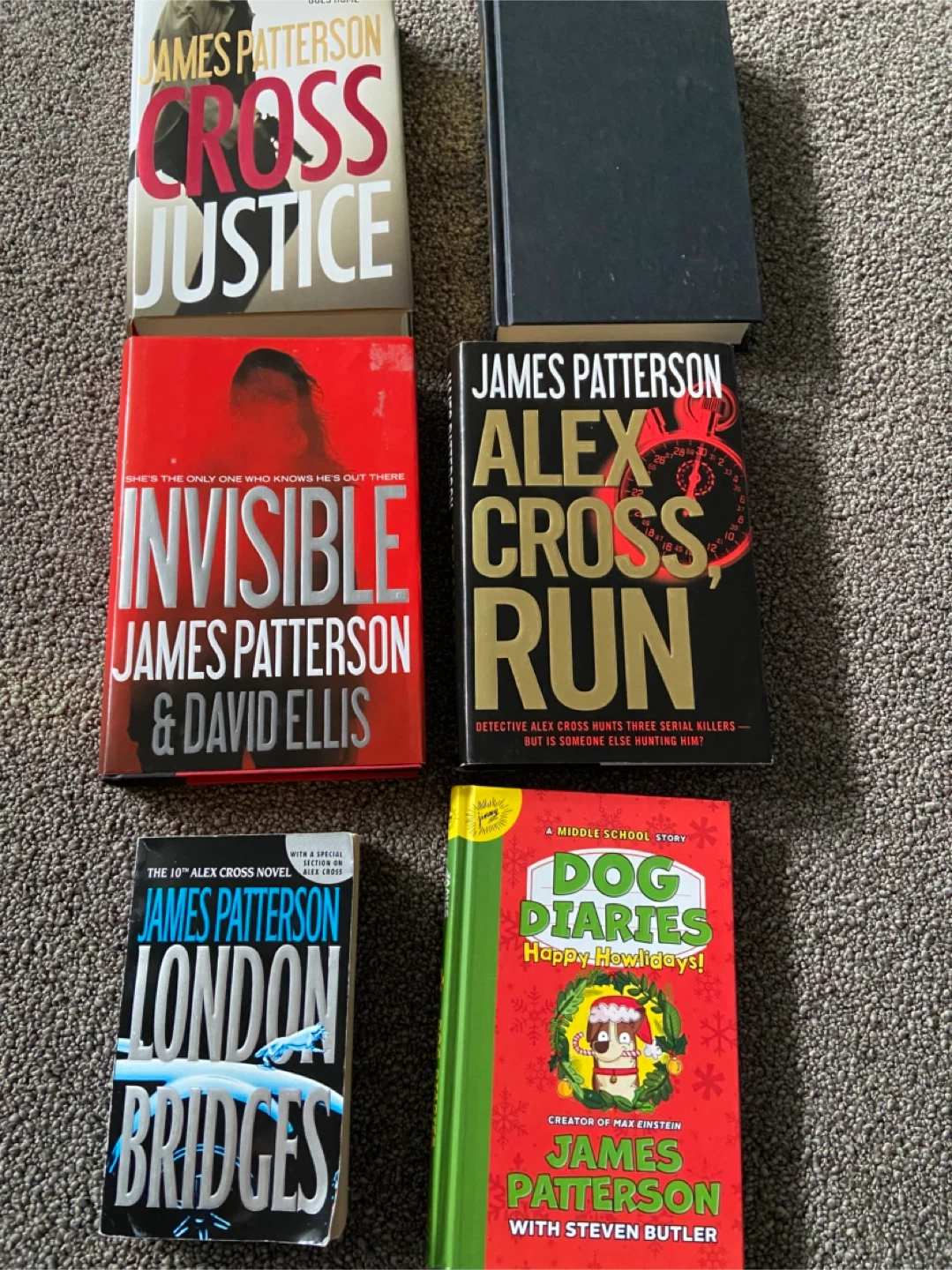James Patterson Books - Lot of 6