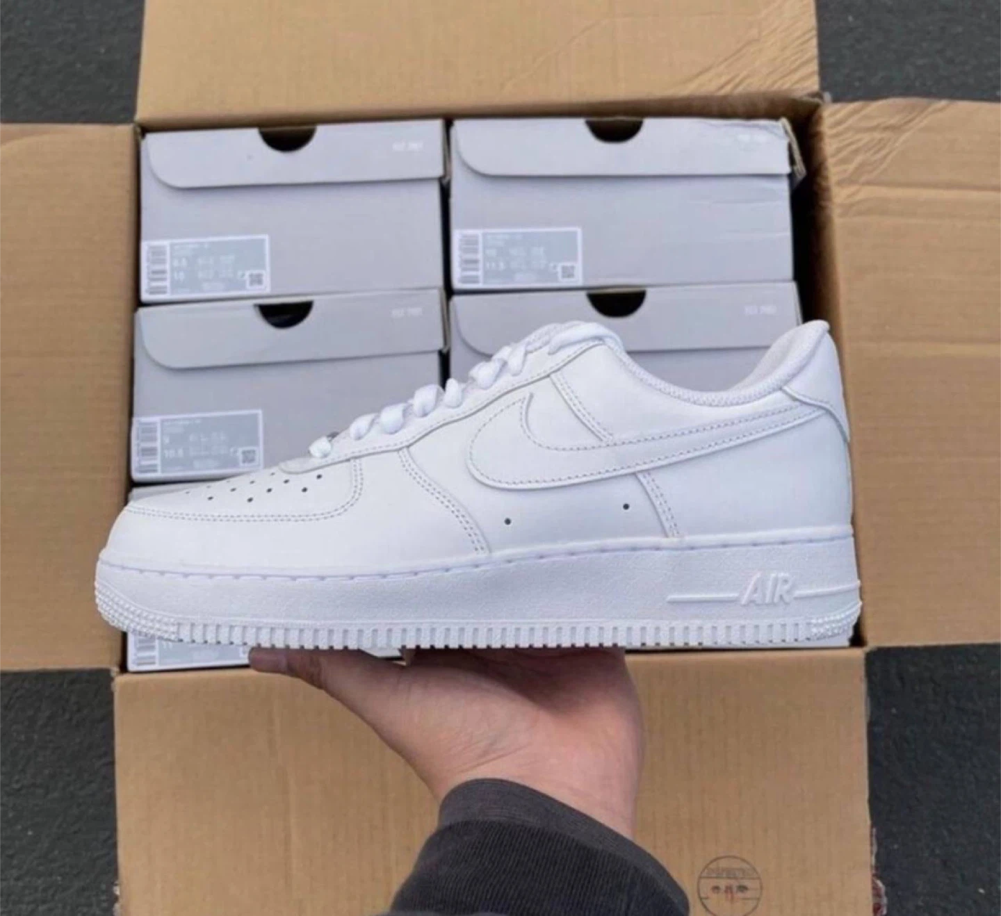 Nike Air Force 1 Low Triple White - All Sizes - photo 2