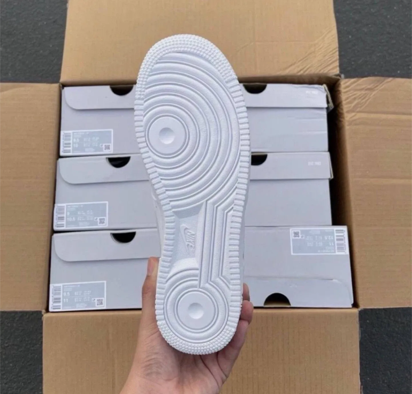 Nike Air Force 1 Low Triple White - All Sizes image indicator(4)