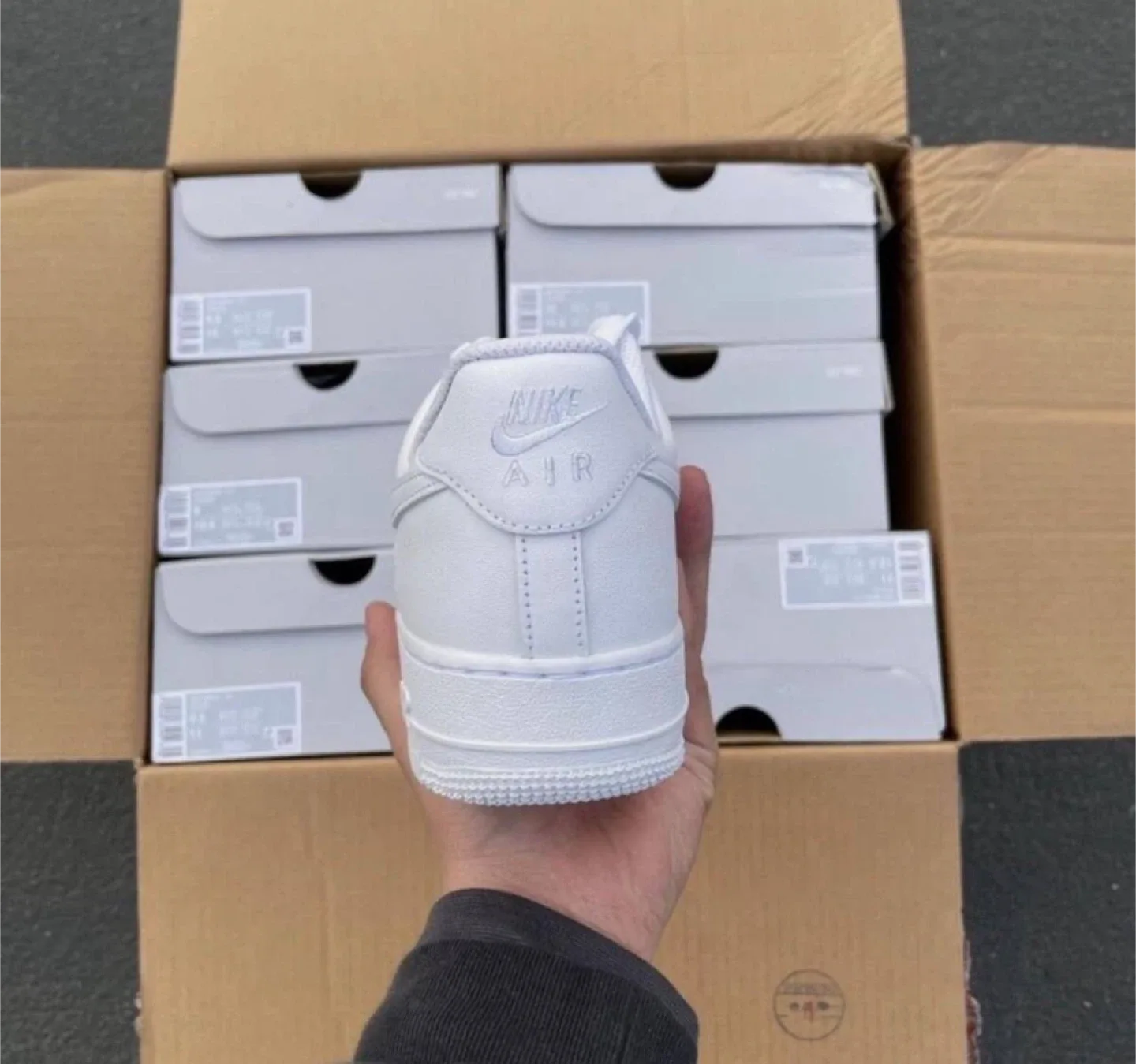 Nike Air Force 1 Low Triple White - All Sizes image indicator(3)