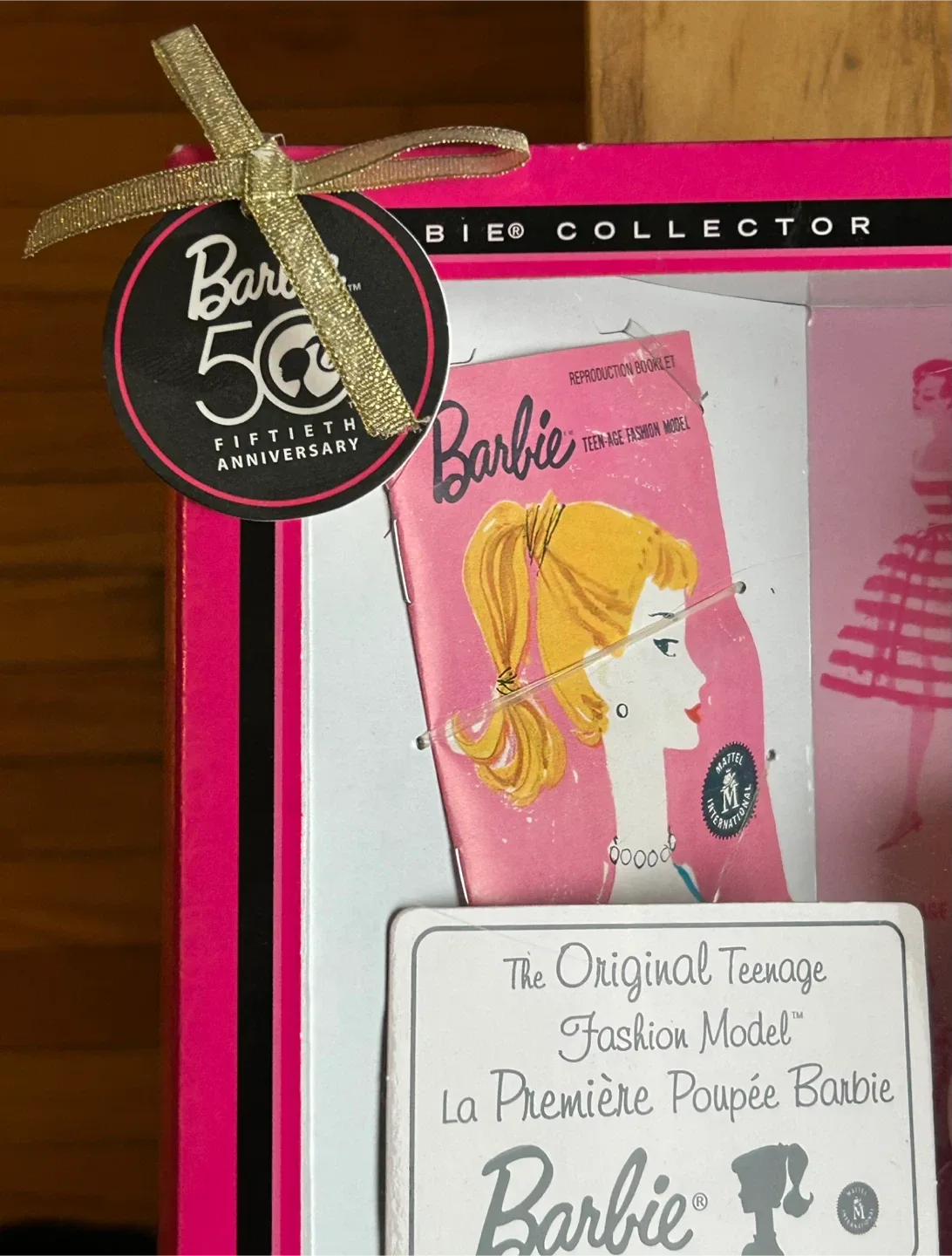 Collector 1959 Reproduction Barbie Doll NRFB boxed mint EY image indicator(3)