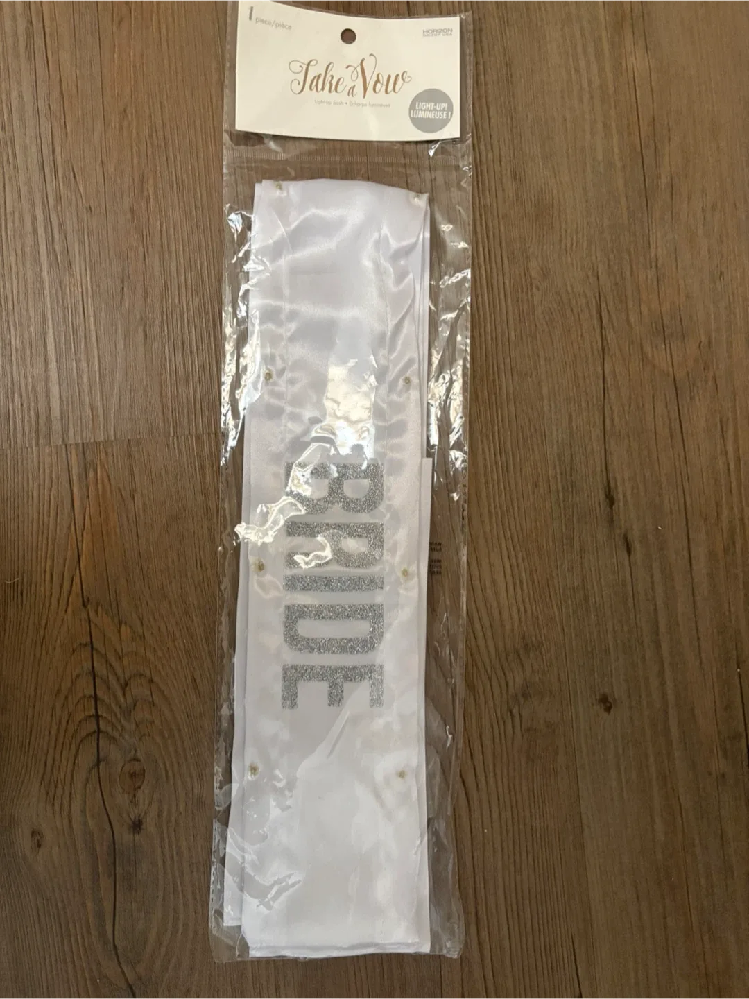 New Take a Vow Bride Sash