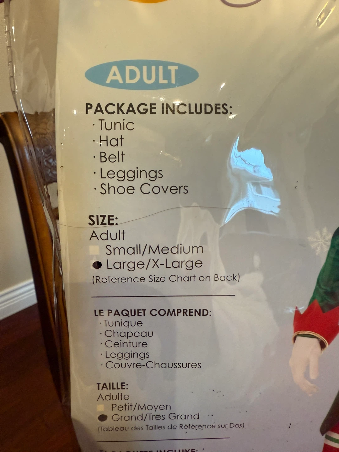 California Costumes Christmas Elf Adult L/XL - photo 2
