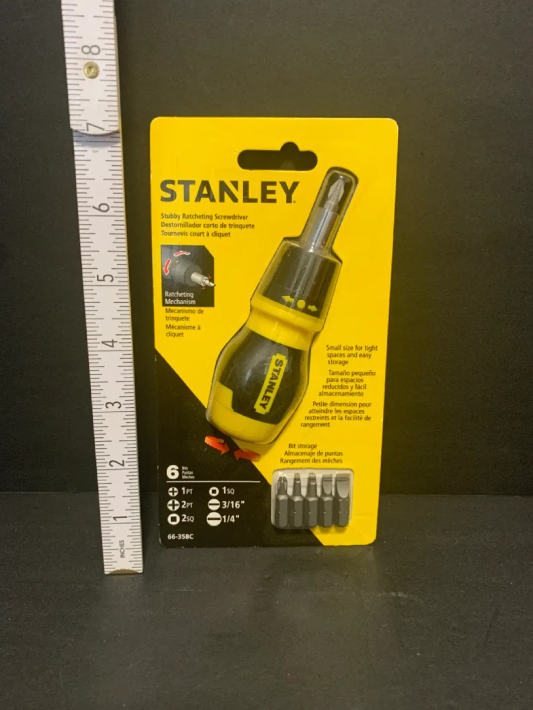 Stanley Stubby Ratcheting Screwdriver - New! image indicator(3)