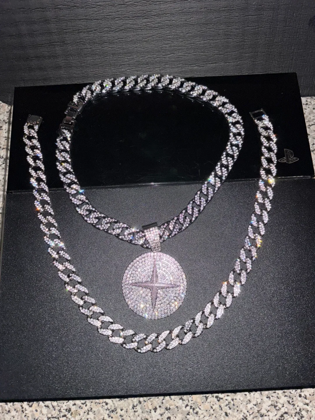 Stone Island Silver Chain Necklace