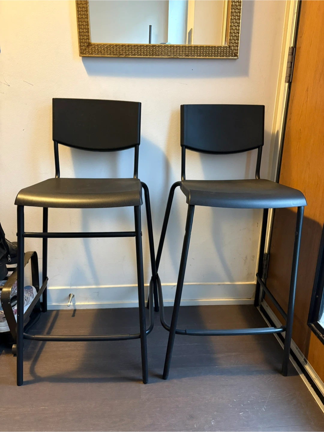 IKEA Franklin Bar Stool - Black