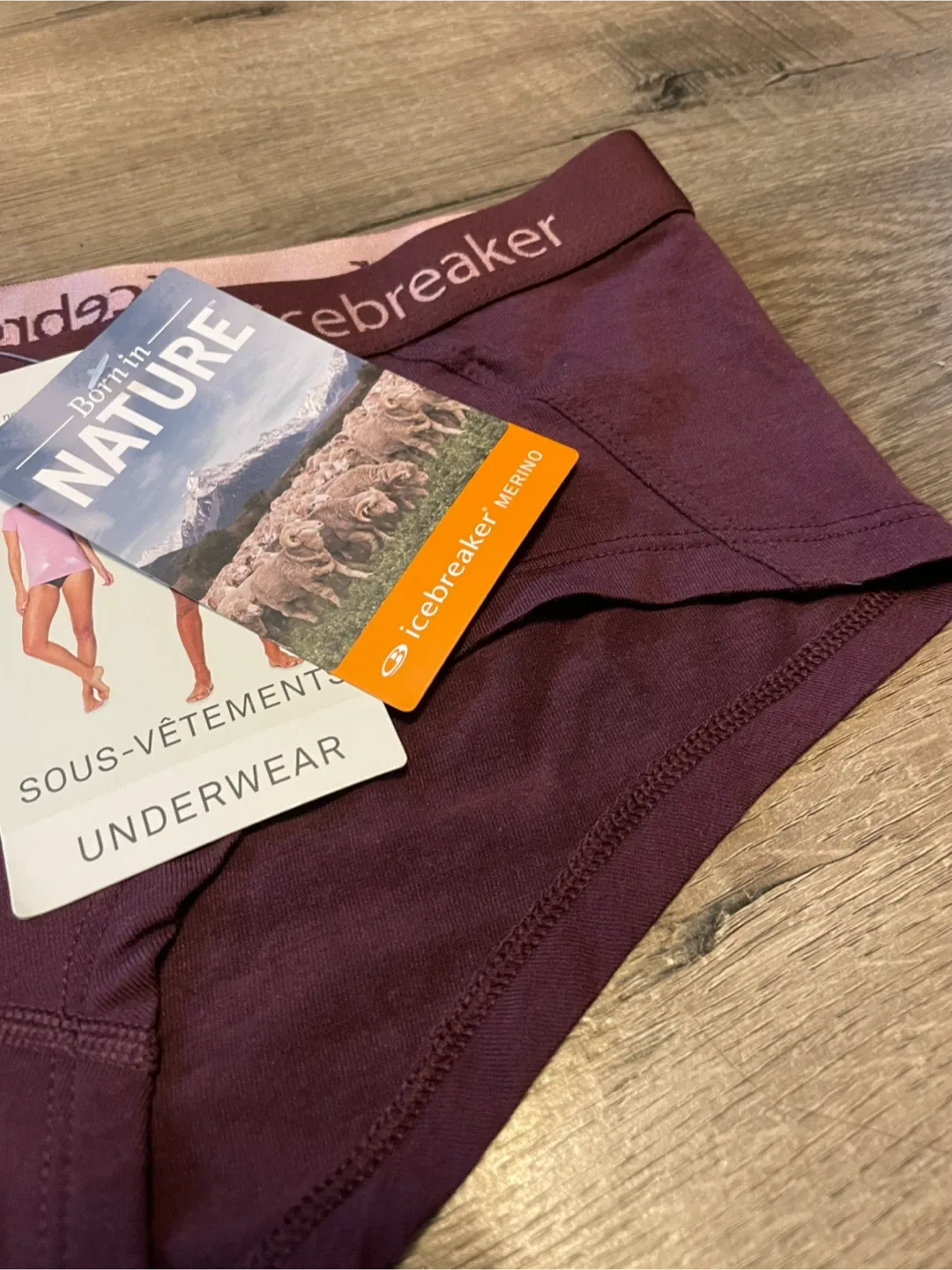 NEW! Icebreaker Merino Underwear - Size M