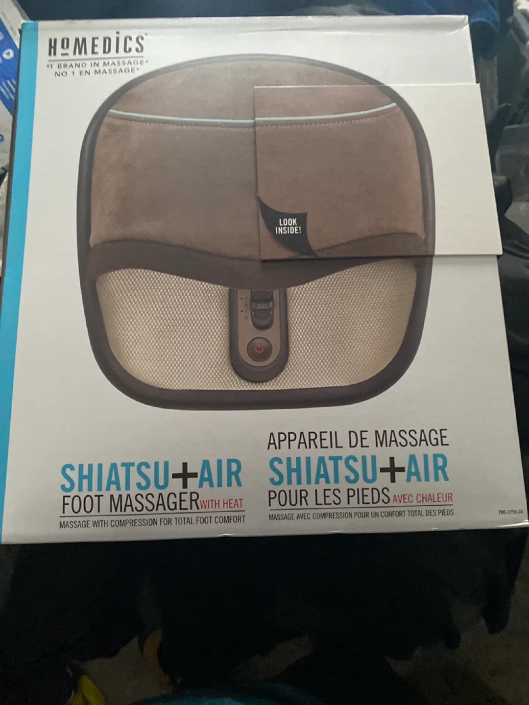 HoMedics Shiatsu + Air Foot Massager with Heat