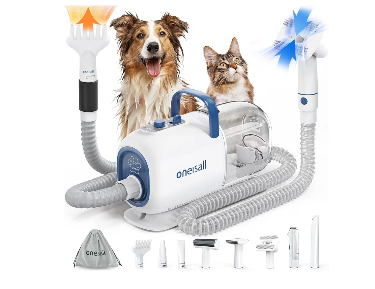 Oneisall Pet Grooming Vacuum and Dryer BM1 - New in Box! - photo 3