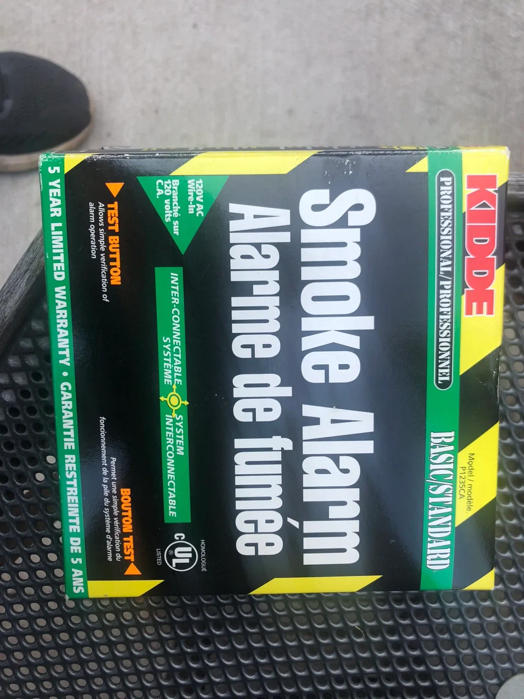 Kidde Smoke Alarm - Basic/Standard