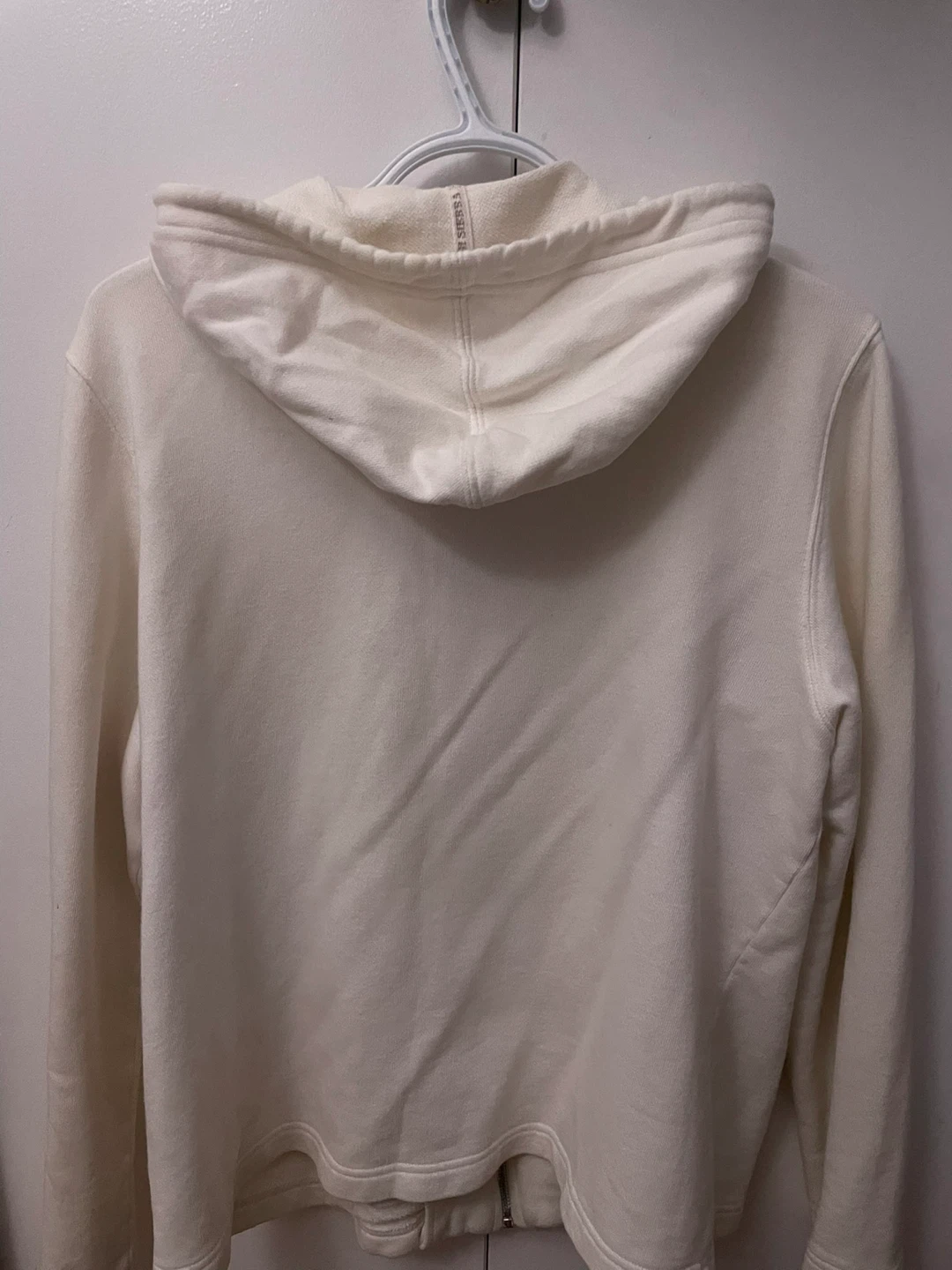 High Sierra Cream Zip-Up Hoodie