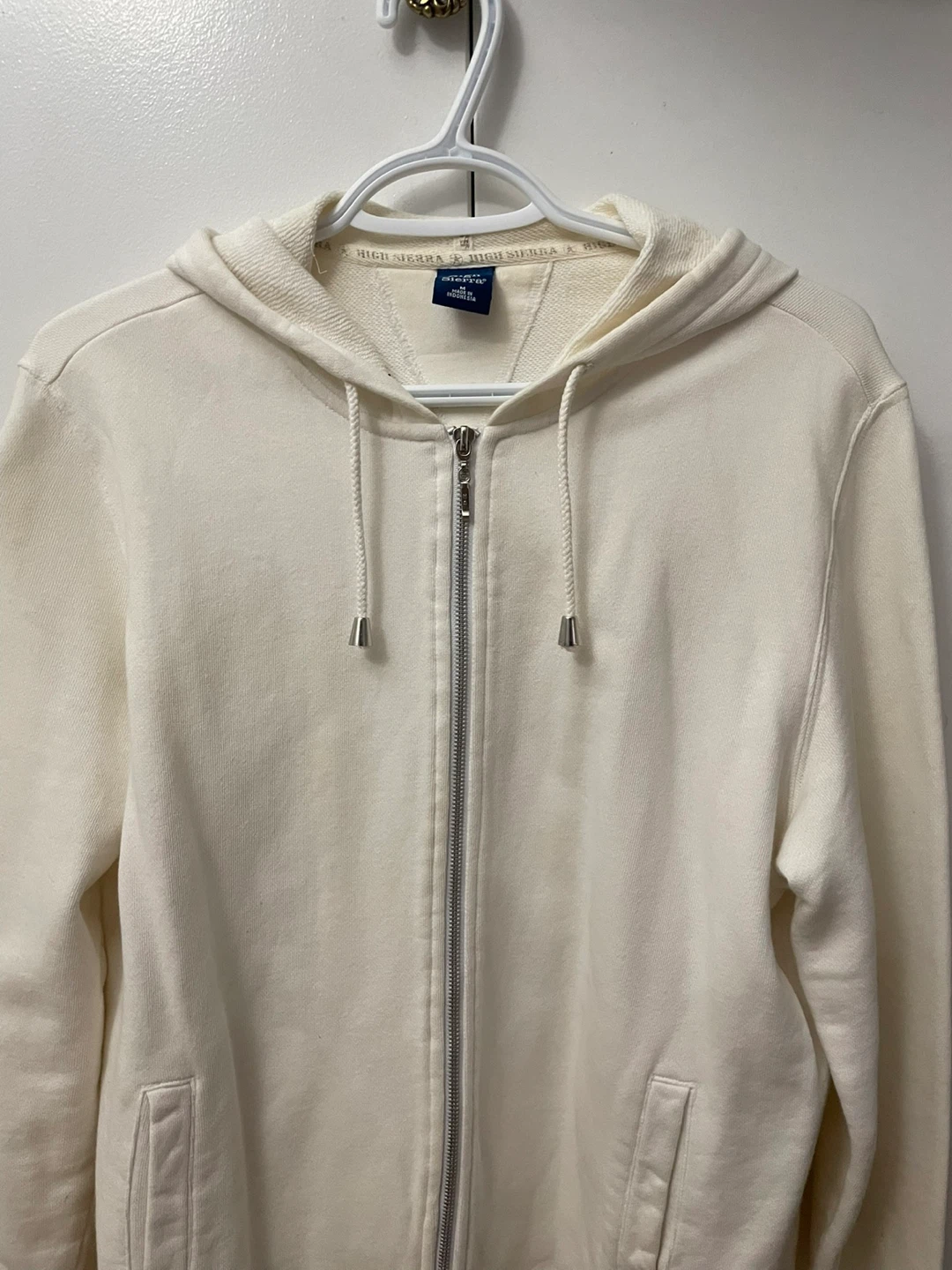 High Sierra Cream Zip-Up Hoodie - photo 2