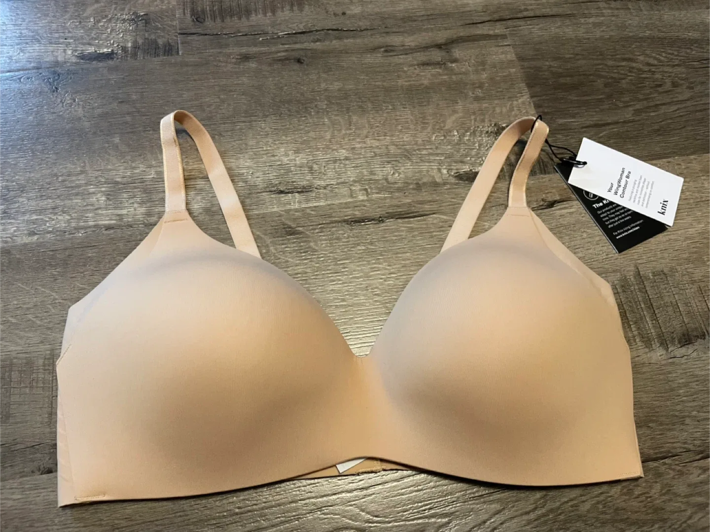 NEW! Knix WingWoman Bra - Size 5 - Warm Sand