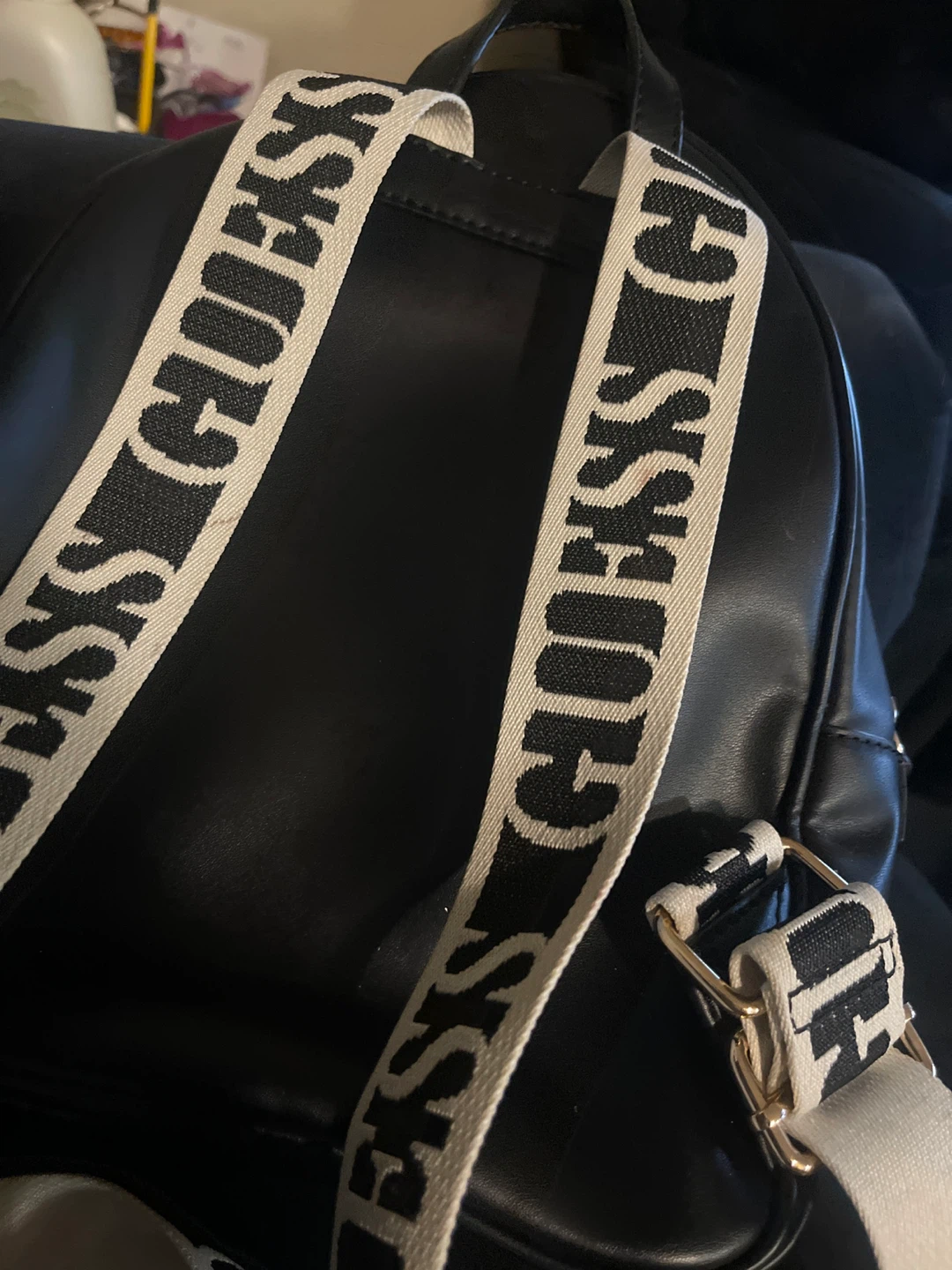 Guess Black Mini Backpack - photo 2