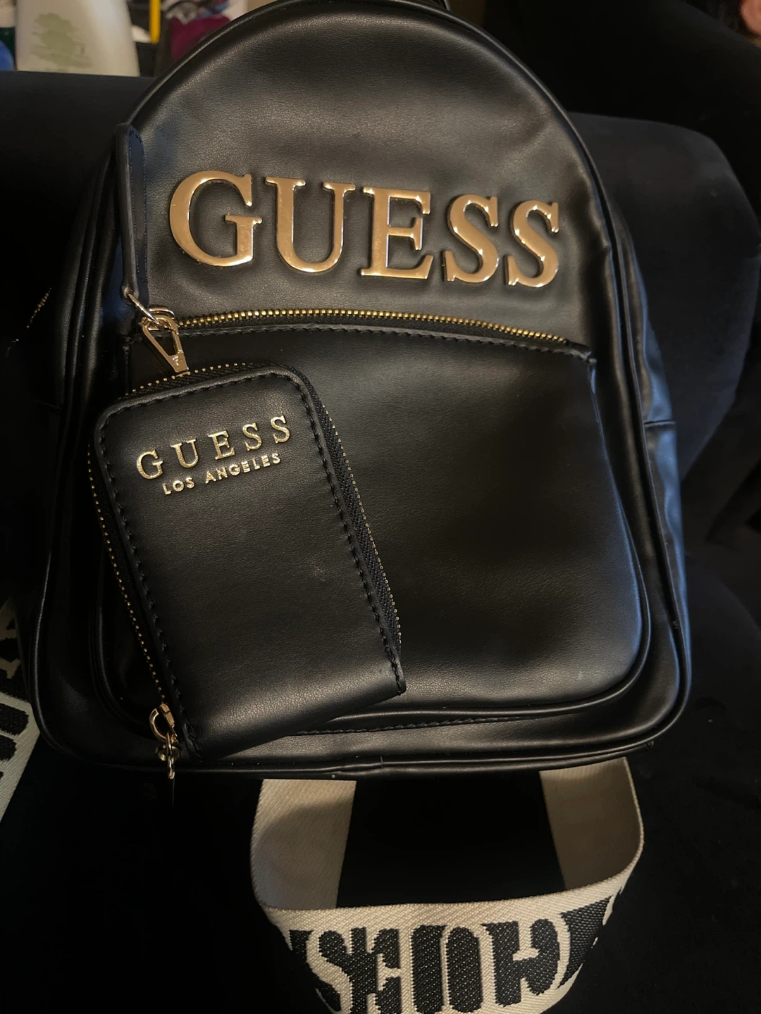 Guess Black Mini Backpack
