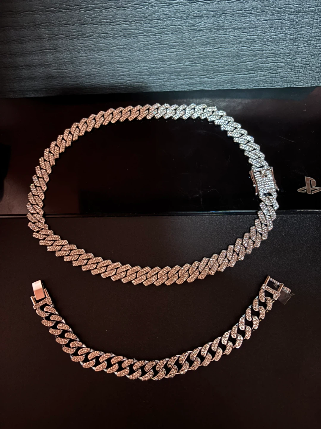 Cuban Link Chain & Bracelet Set - photo 2