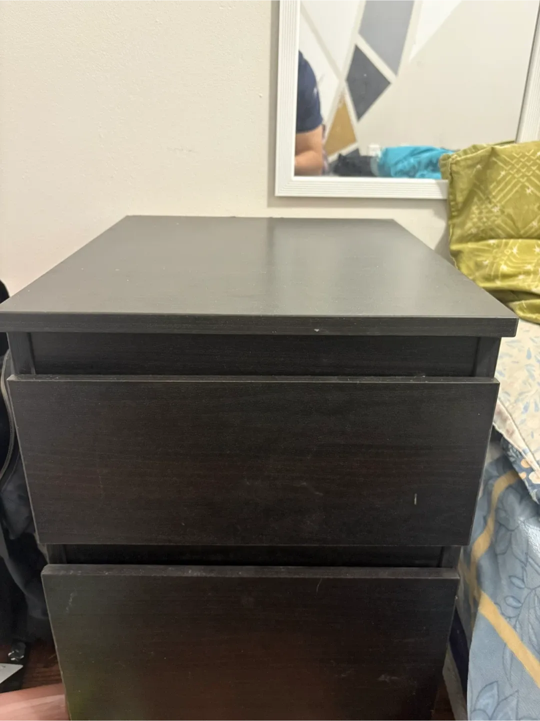 IKEA Dark Brown 2-Drawer Dresser