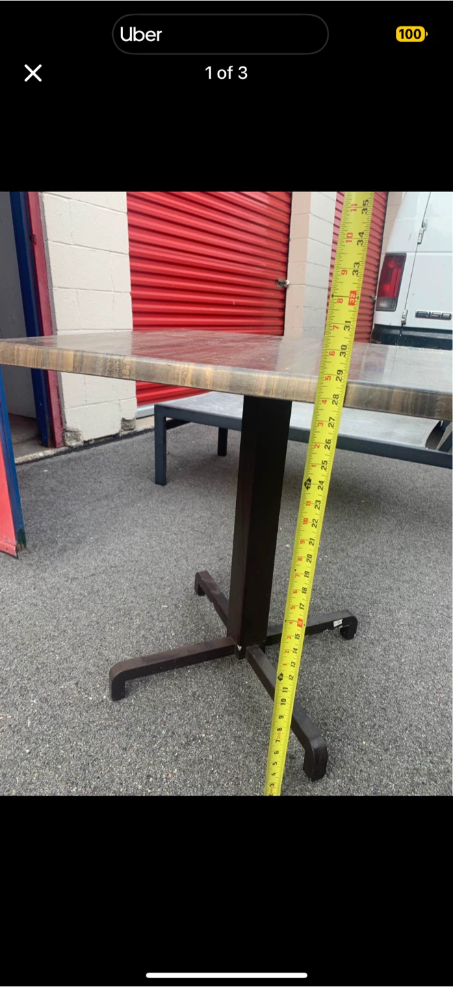 Used Table - 34 Inches Tall