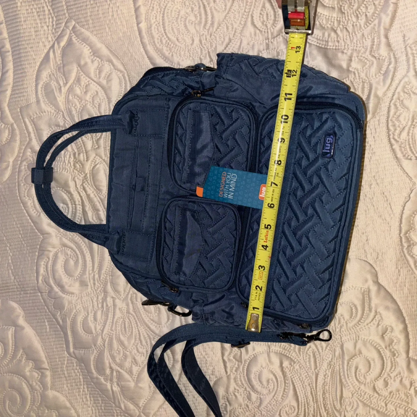 Lug Mini Puddle Jumper Bag Navy Blue with strap image indicator(5)