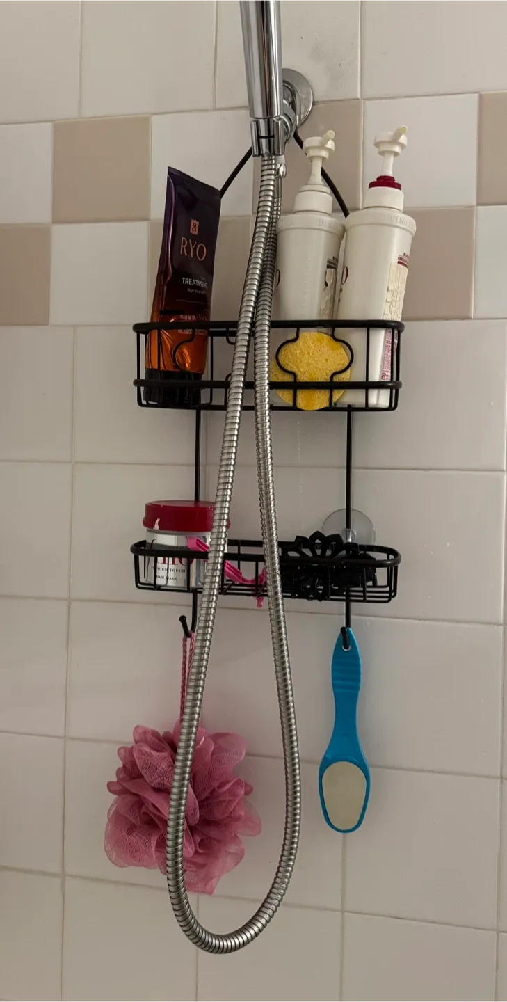 Black Shower Caddy - Size M