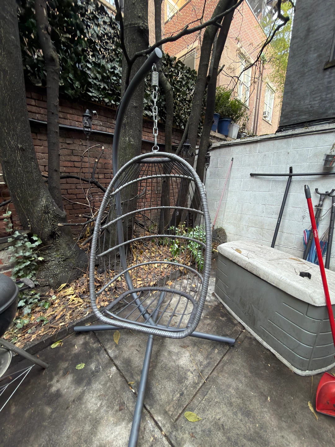 Hanging Egg Chair - Gray - photo 2
