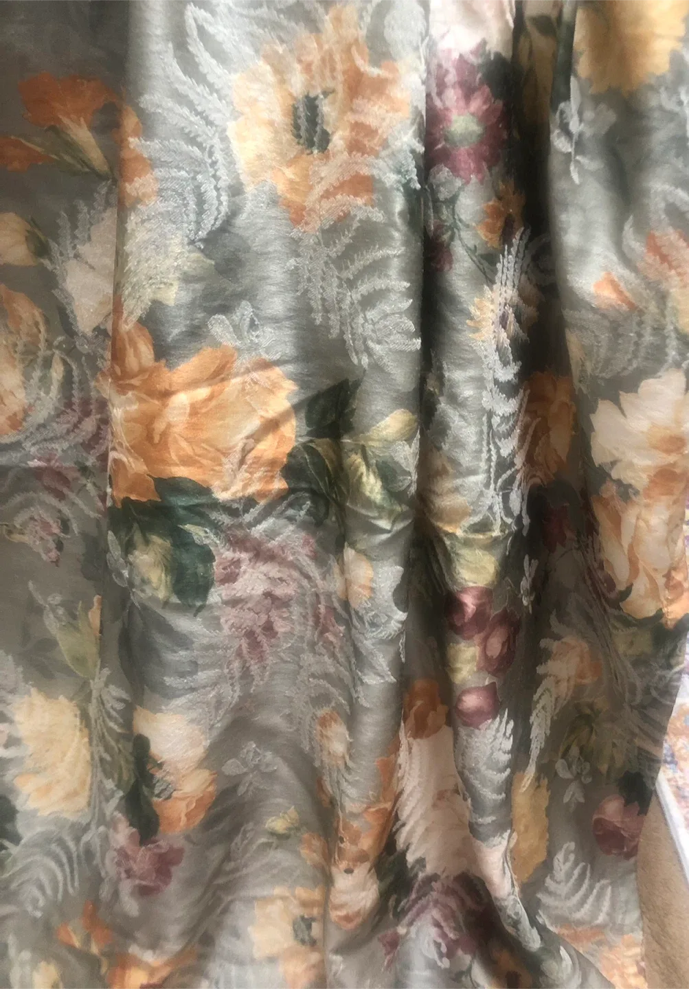 Floral Patterned Curtain