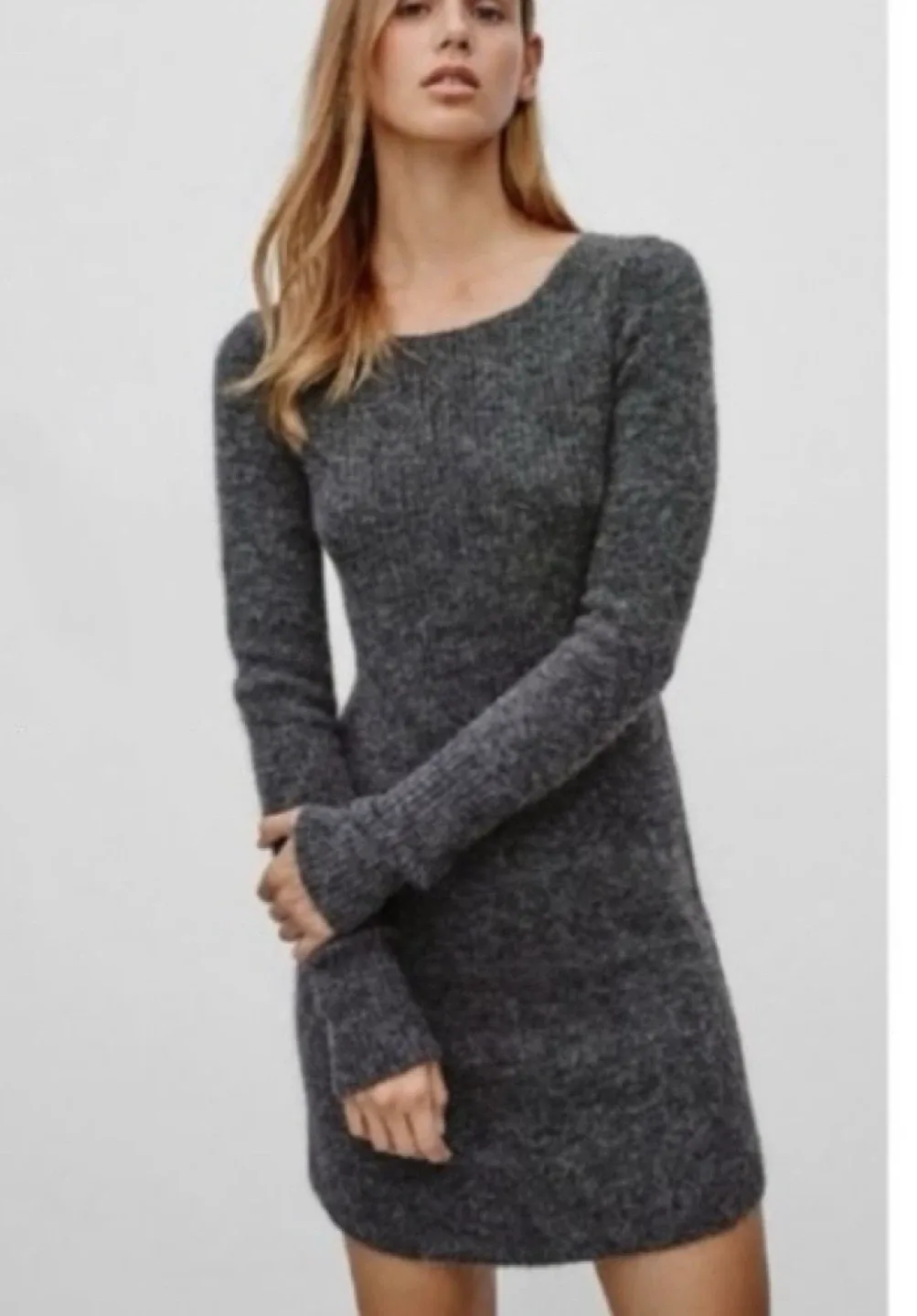Aritzia Wilfred Free Grey Sweater Dress - Size S