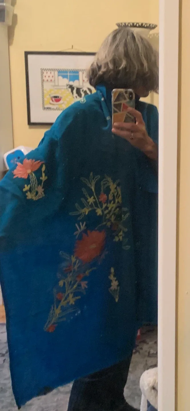 Real wool Kashmiri shawl image indicator(3)