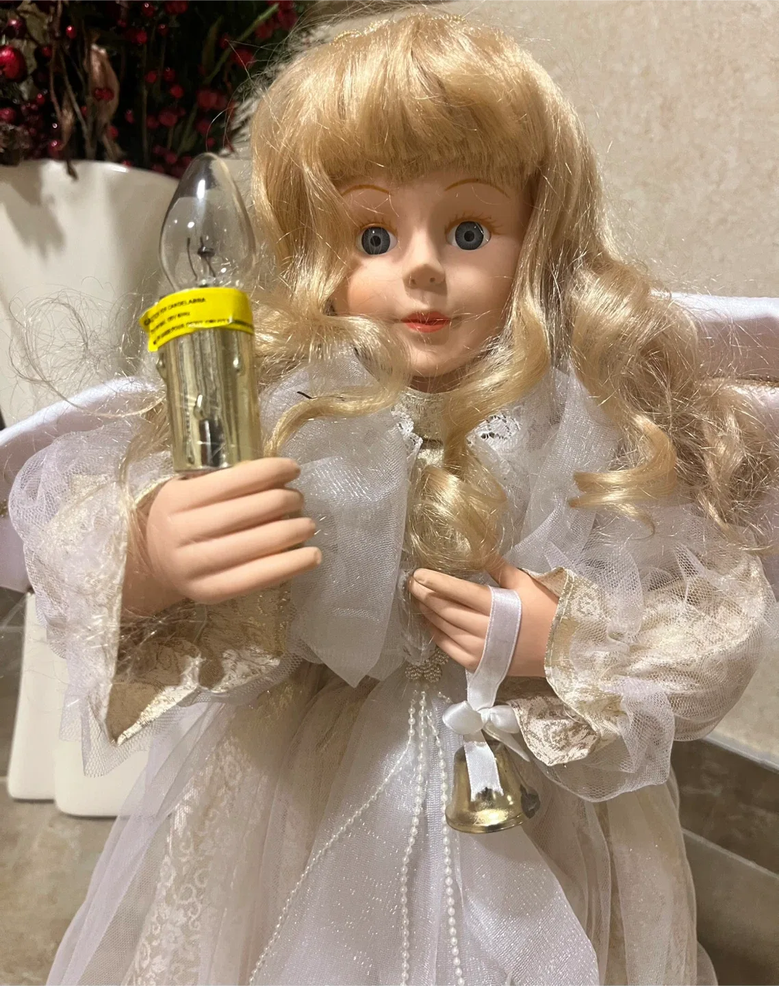 #Cleanout- Angel Doll with Light image indicator(4)