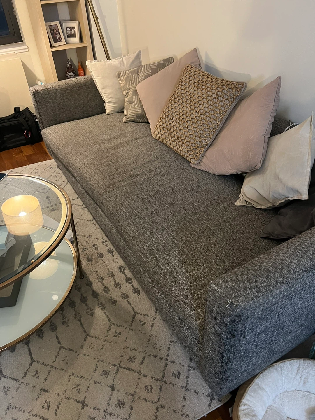 CB2 Gray Sofa - photo 2