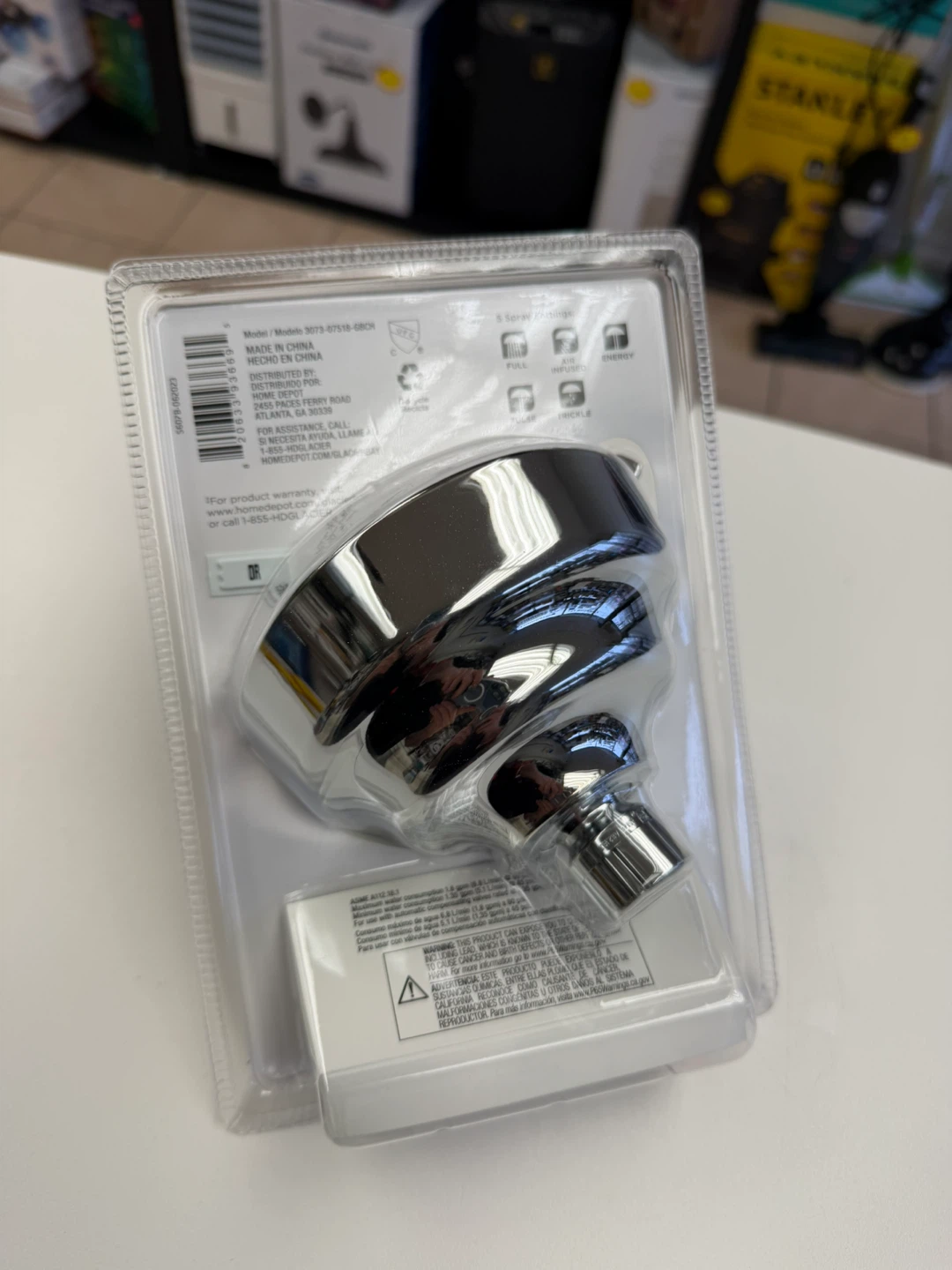 New Glacier Bay Chrome Showerhead - photo 4