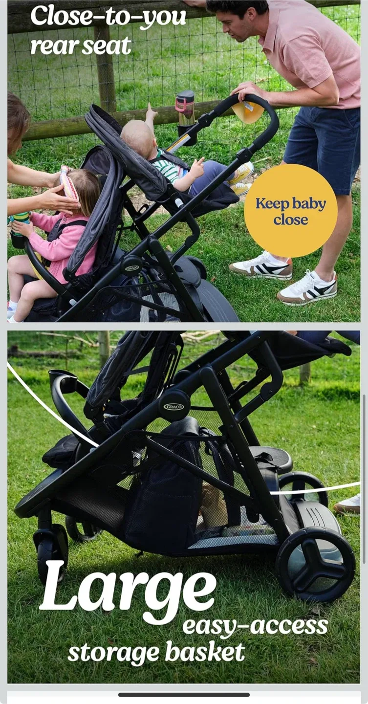 Graco DuoGlider Double Stroller - Great Condition! image indicator(6)