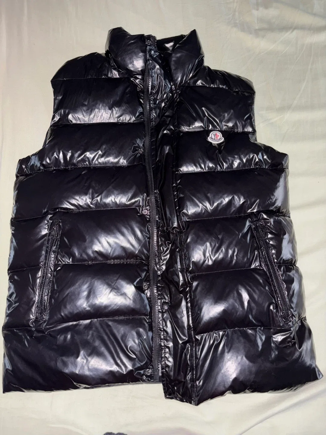 Moncler Black Puffer Vest