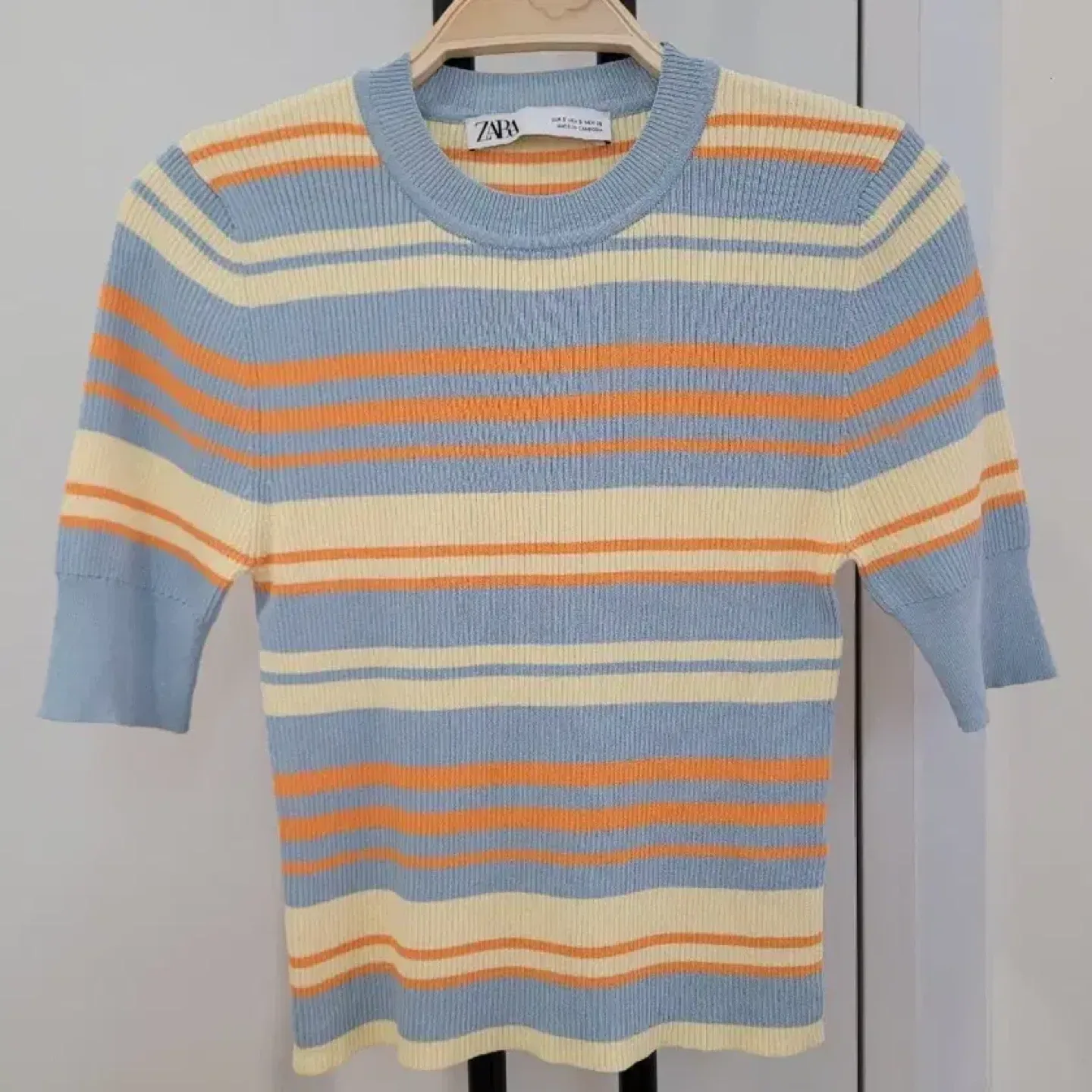 Zara Striped Knit Top - Size S