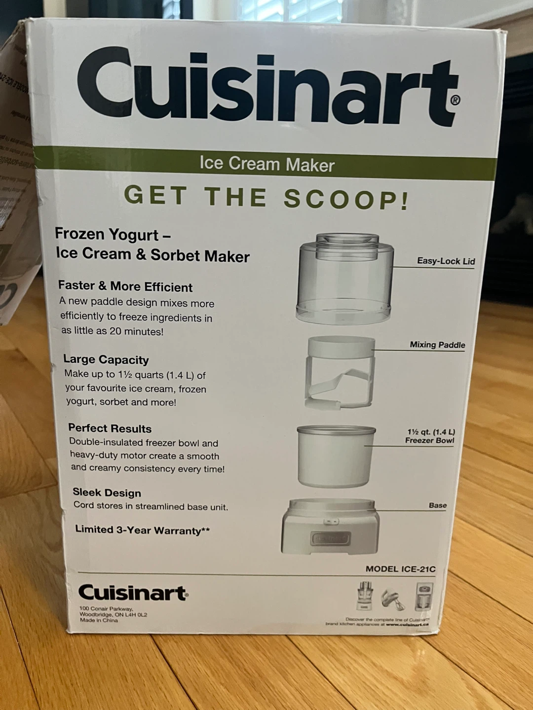 Cuisinart ICE-21C Ice Cream Maker - photo 3