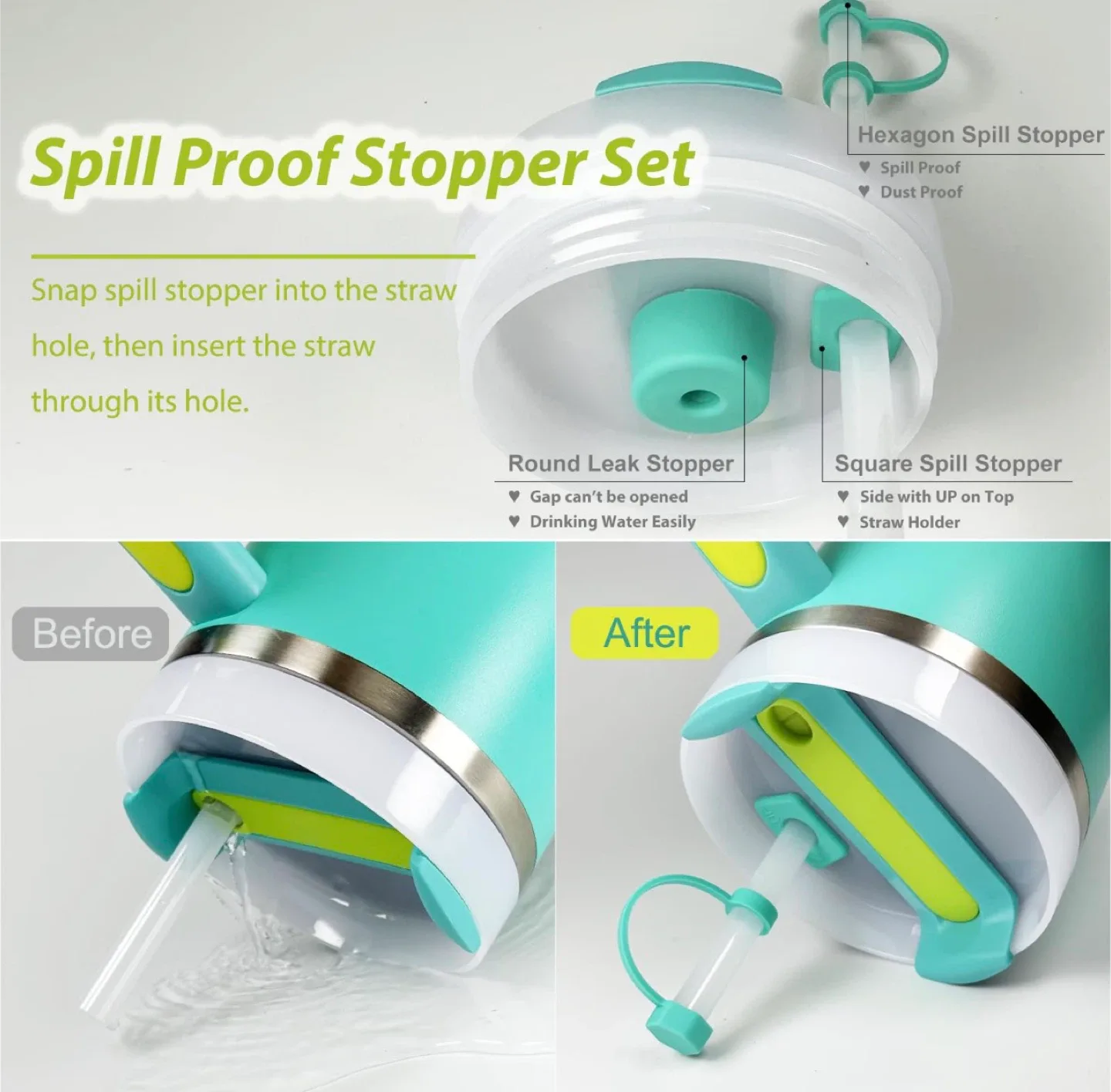 Stanley Cup Accessories Set – Spill Stopper image indicator(2)
