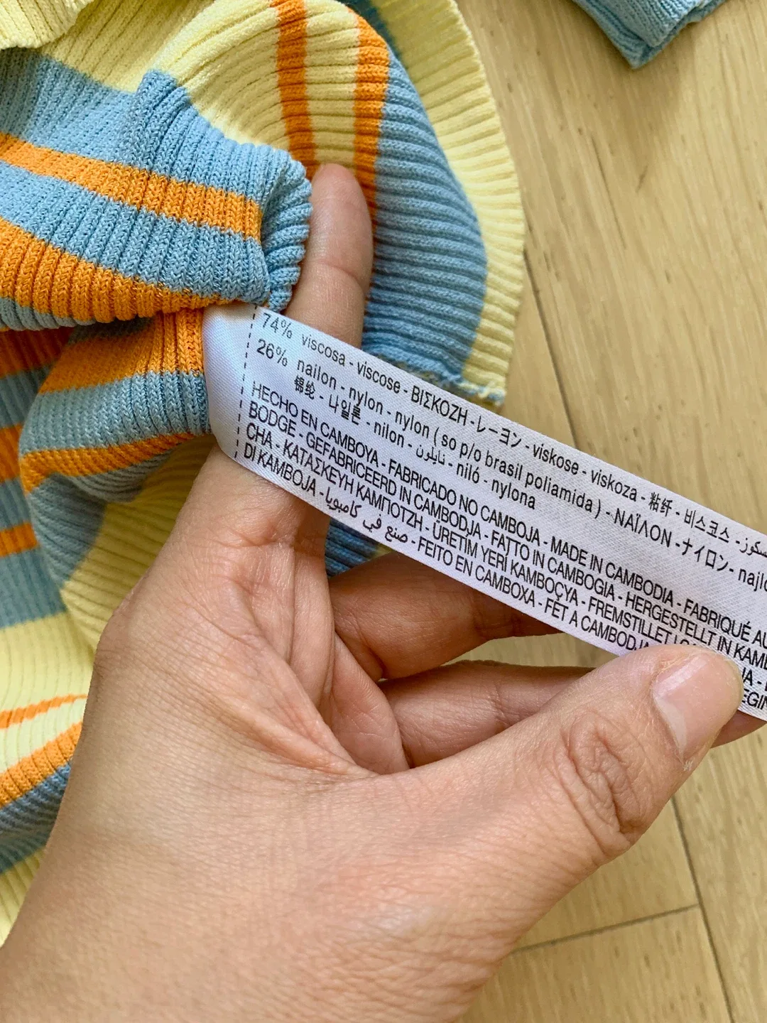 Zara Striped Knit Top - Size S image indicator(3)