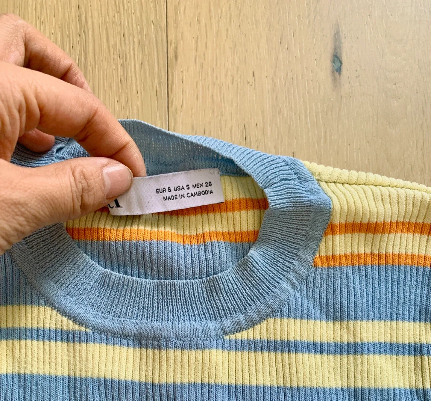 Zara Striped Knit Top - Size S image indicator(2)