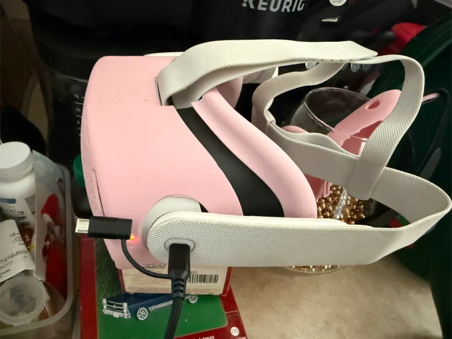 Pink Meta Quest 2 VR Headset