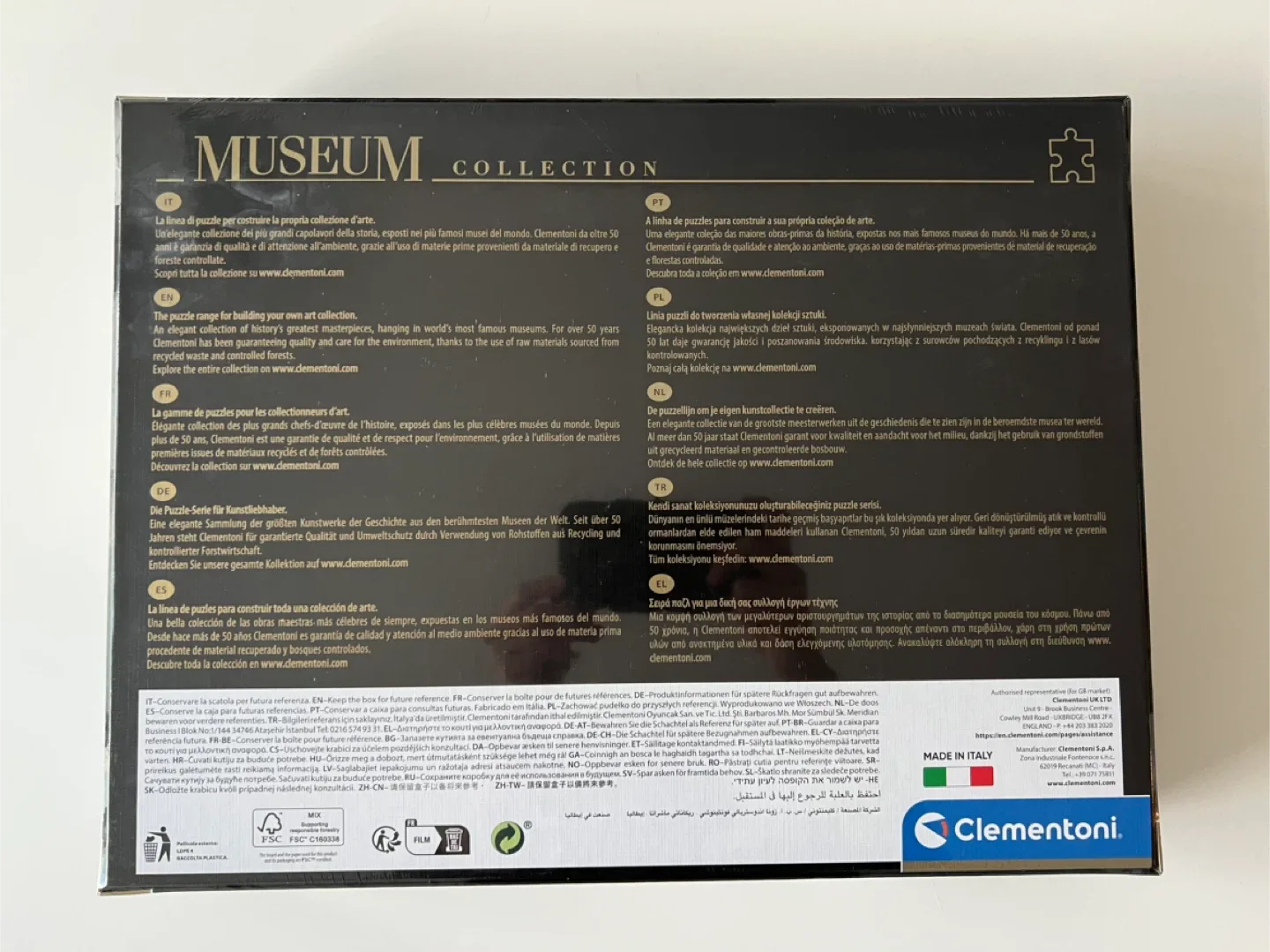 🧩 NEW Clementoni Hokusai Great Wave 1000 Piece Puzzle image indicator(2)