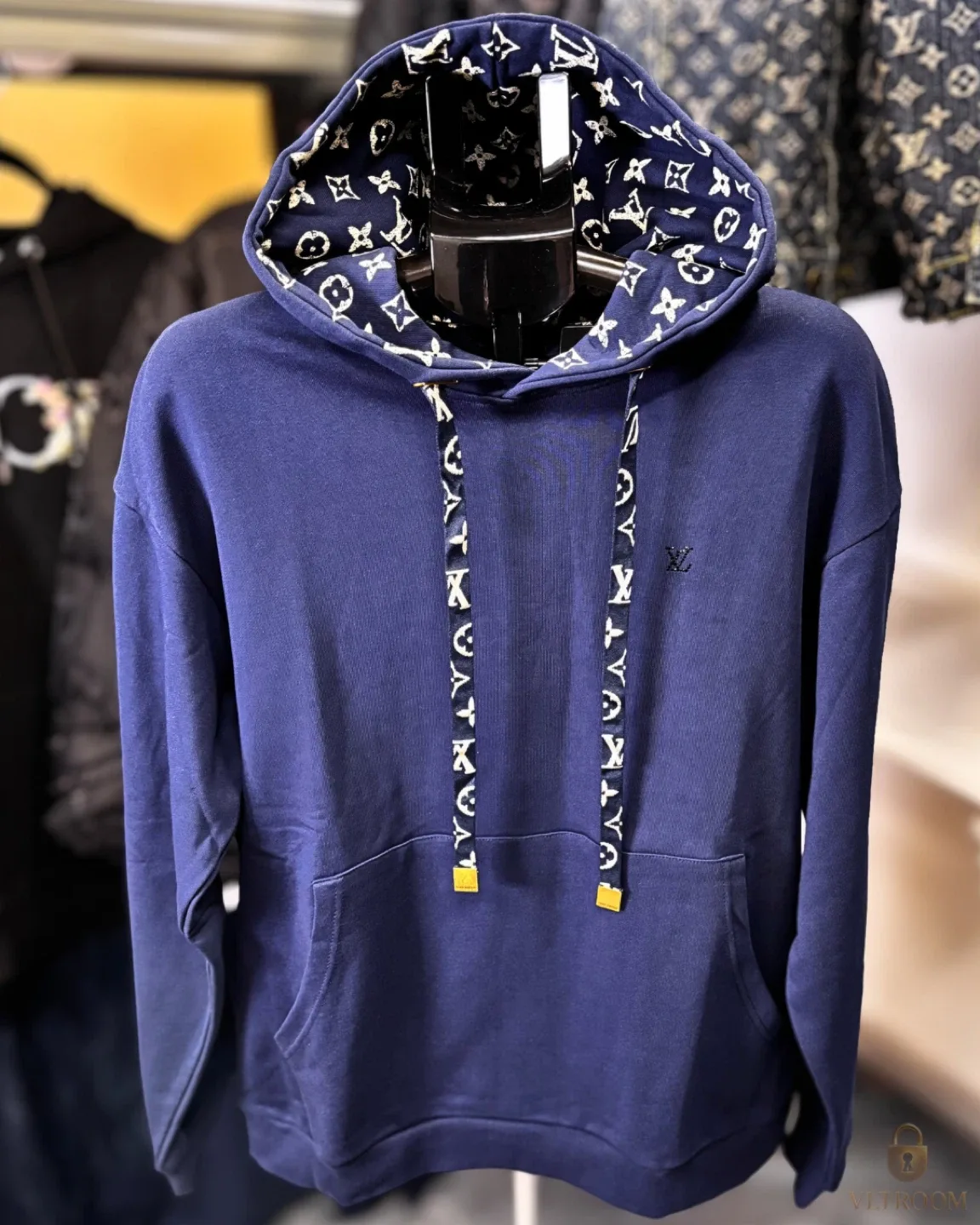 Louis Vuitton Distorted Monogram Hooded Hoodie