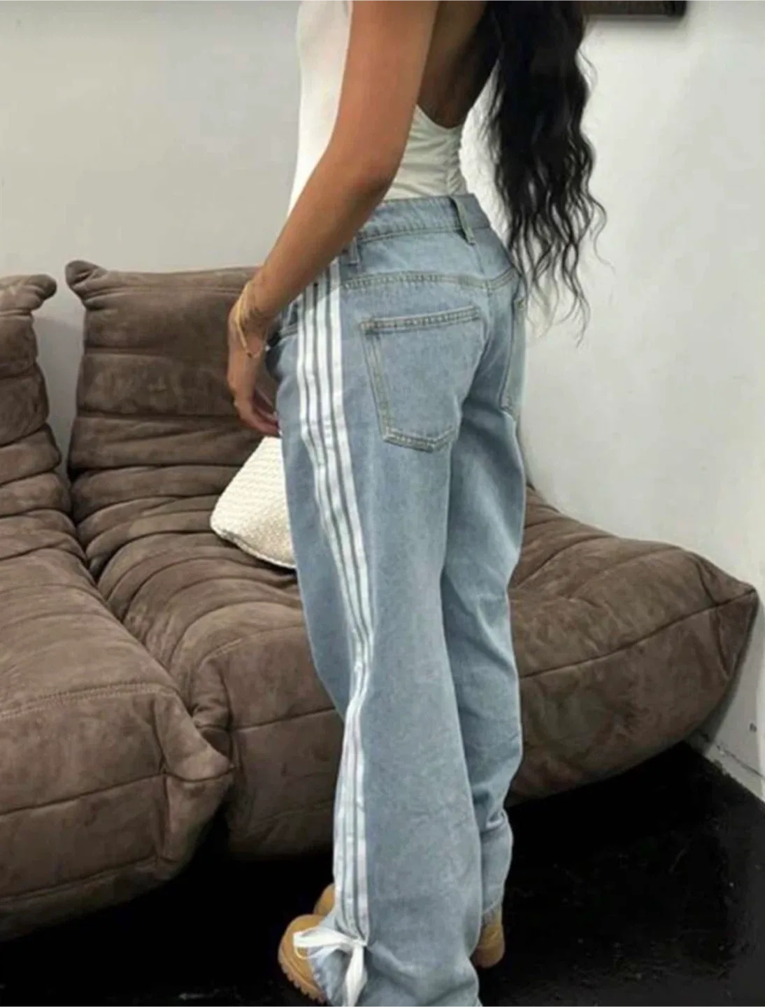 Adidas Light Wash Jeans image indicator(2)