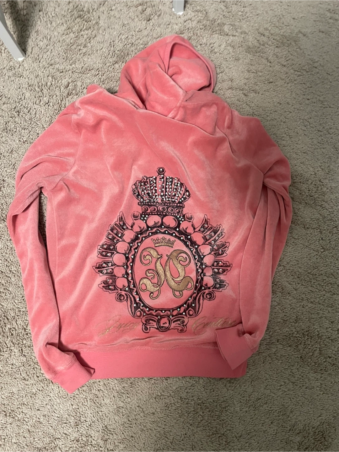 Juicy Couture Pink Velour Jacket