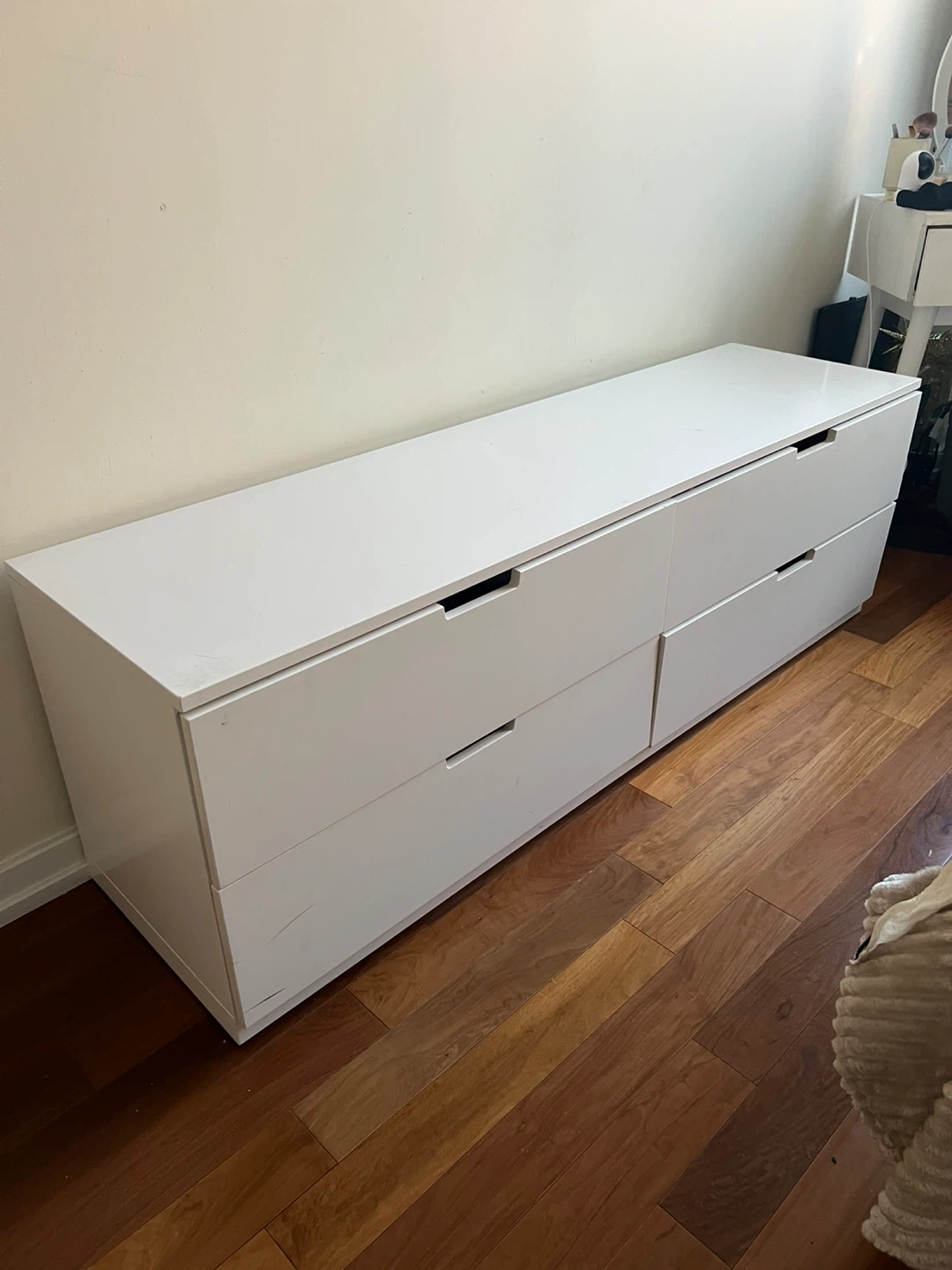 IKEA Malm White 4-Drawer Dresser
