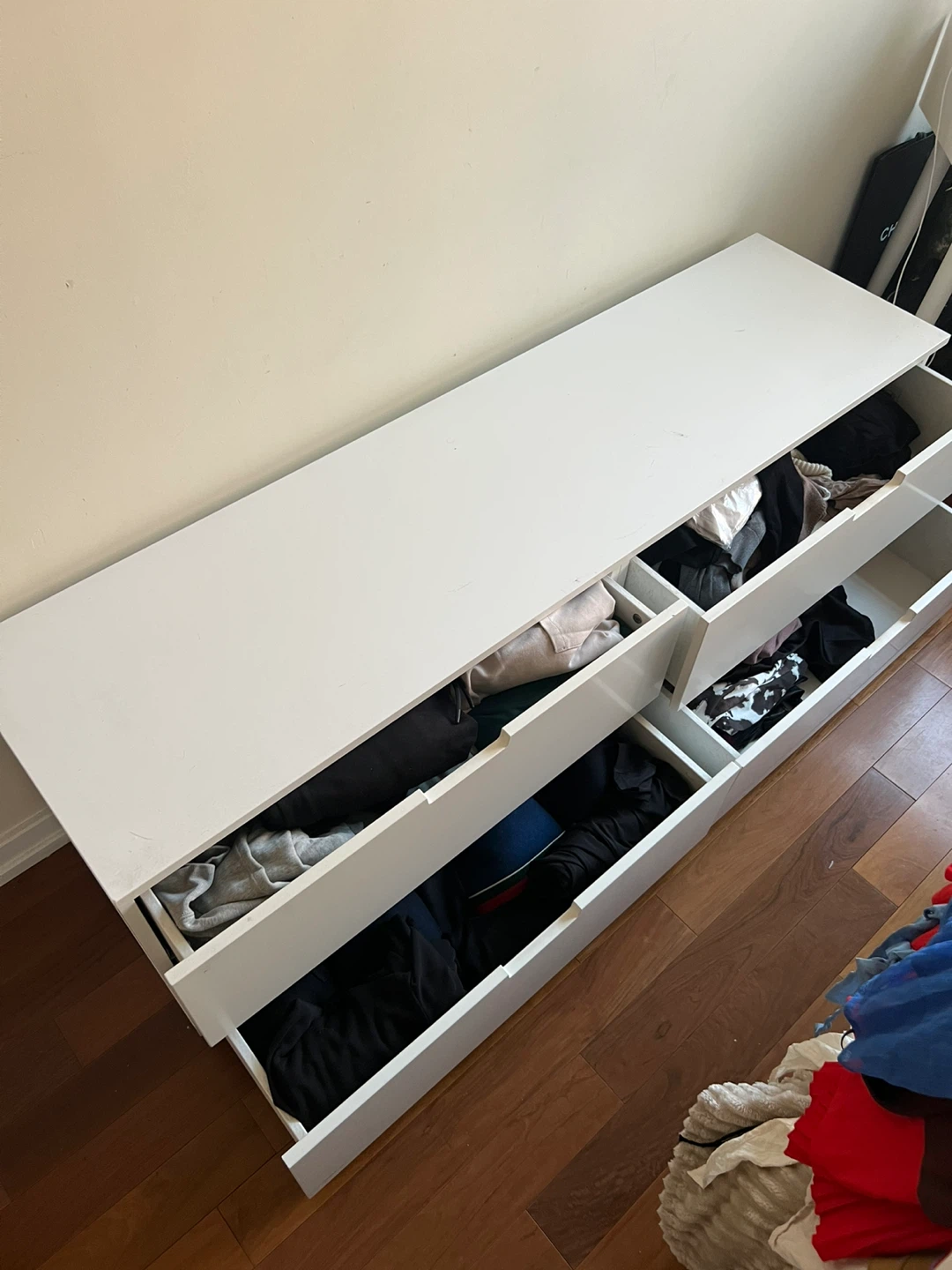 IKEA Malm White 4-Drawer Dresser - photo 2